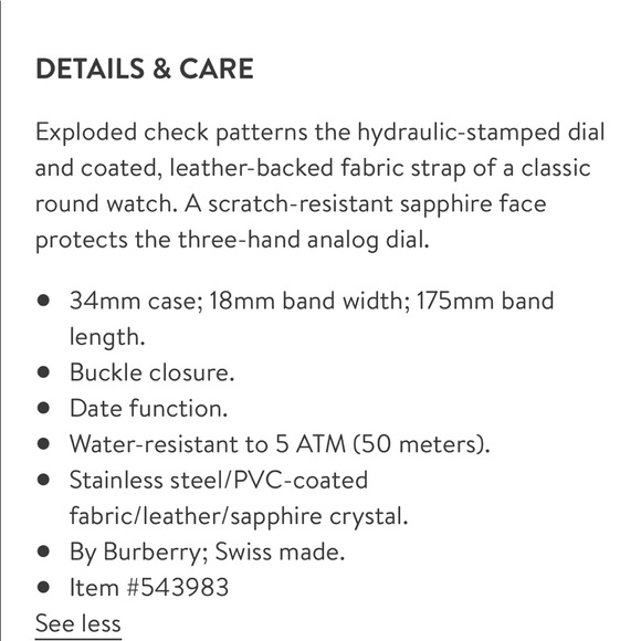 BURBERRY watch - Picture 3 of 5